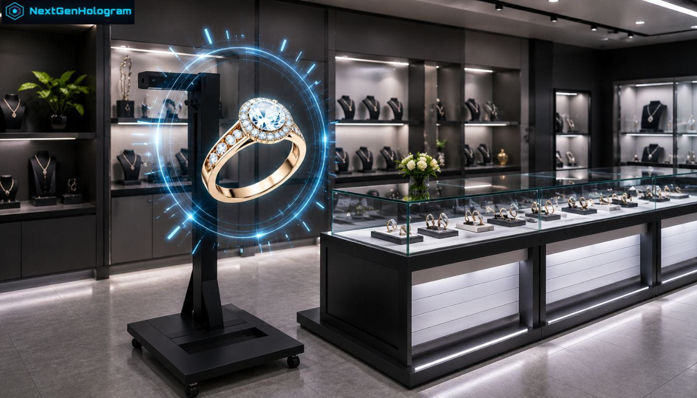 Smart Store Displays with 3D Hologram in Retail
