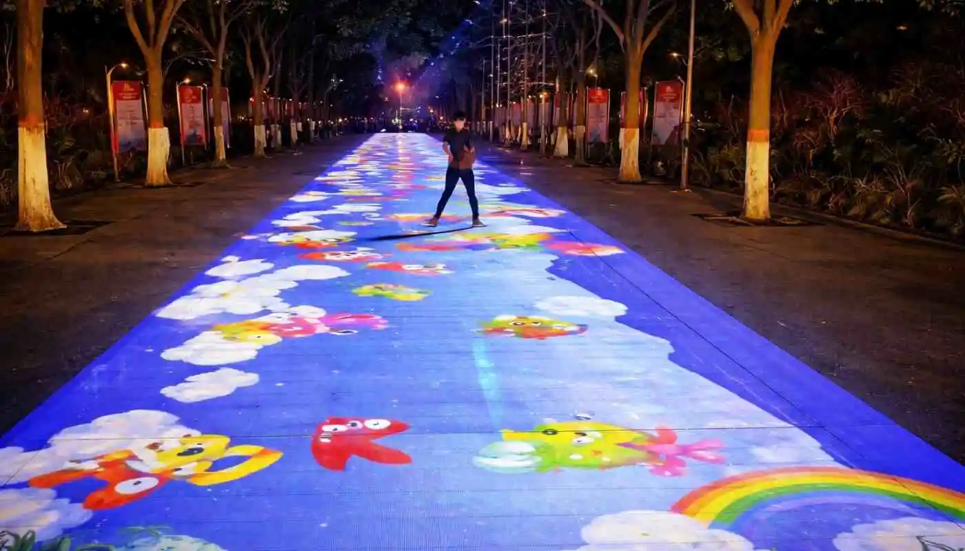 3D Hologram Floor